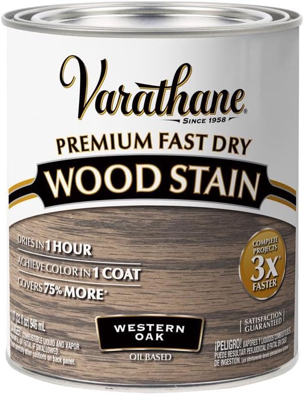 Miniatura 1 de Rust-Oleum Varathane Premium - Tinte de madera de roble occidental de secado rápido
