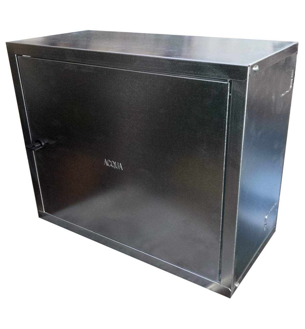 Cassetta in kit per contatore acqua (PUGLIELLI SRL certificata ISO 9001:2015) acciaio zincato 6/10 (40 x 60 x 25)