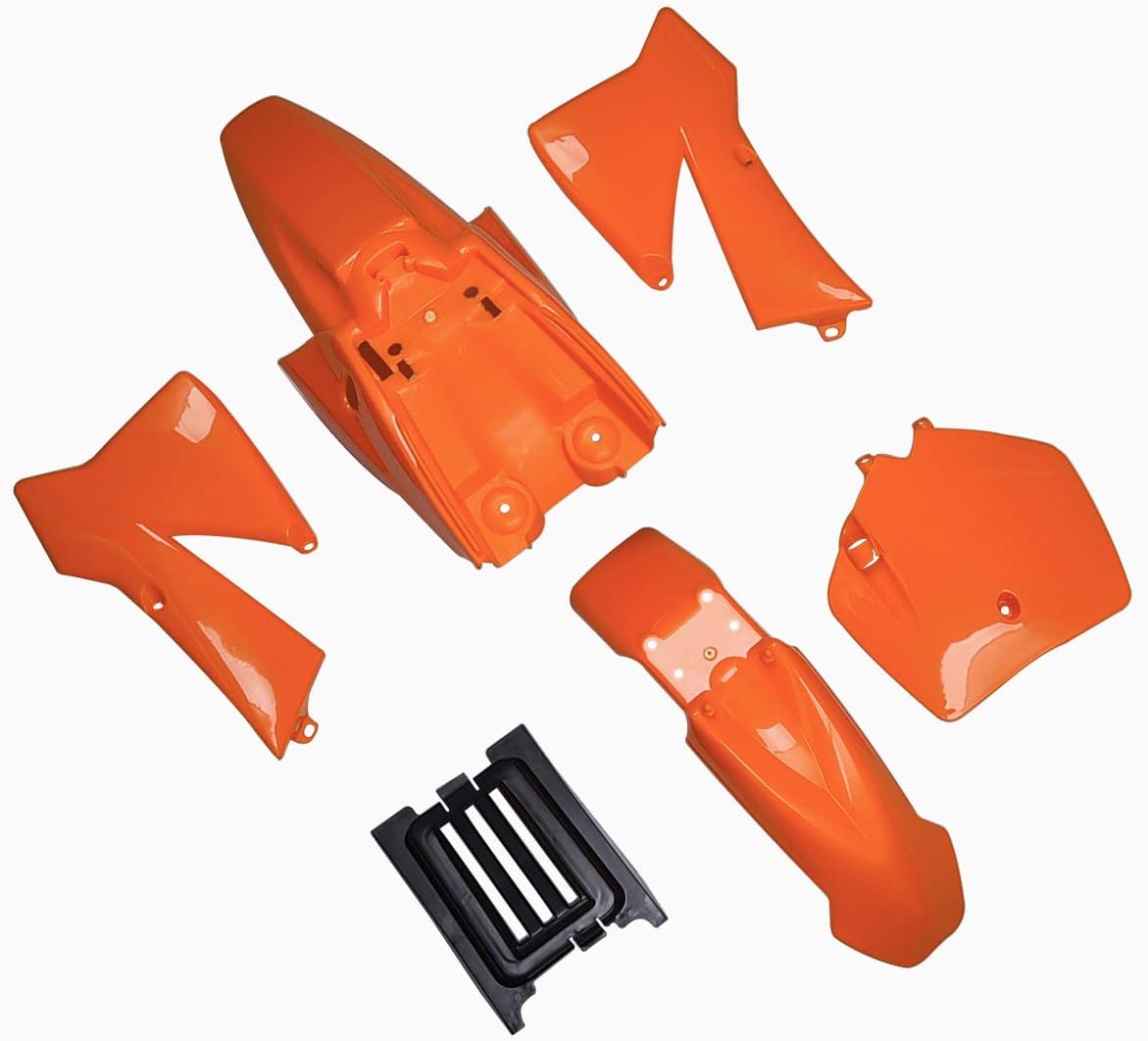 Plastic Fender Kit Replacement for 50SX MT50 MTK50 Mini Adventure 2002-2008 50 SX Junior 50cc Orange