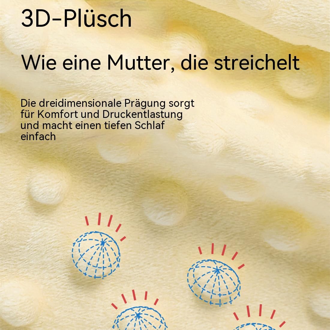 MEIION Klopf-Kissen 62cm – Interaktives Plüschkissen mit verstellbaren Modi & Fernbedienung, Einschlafhilfe, hautfreundlich, ergonomisches Schlafkissen