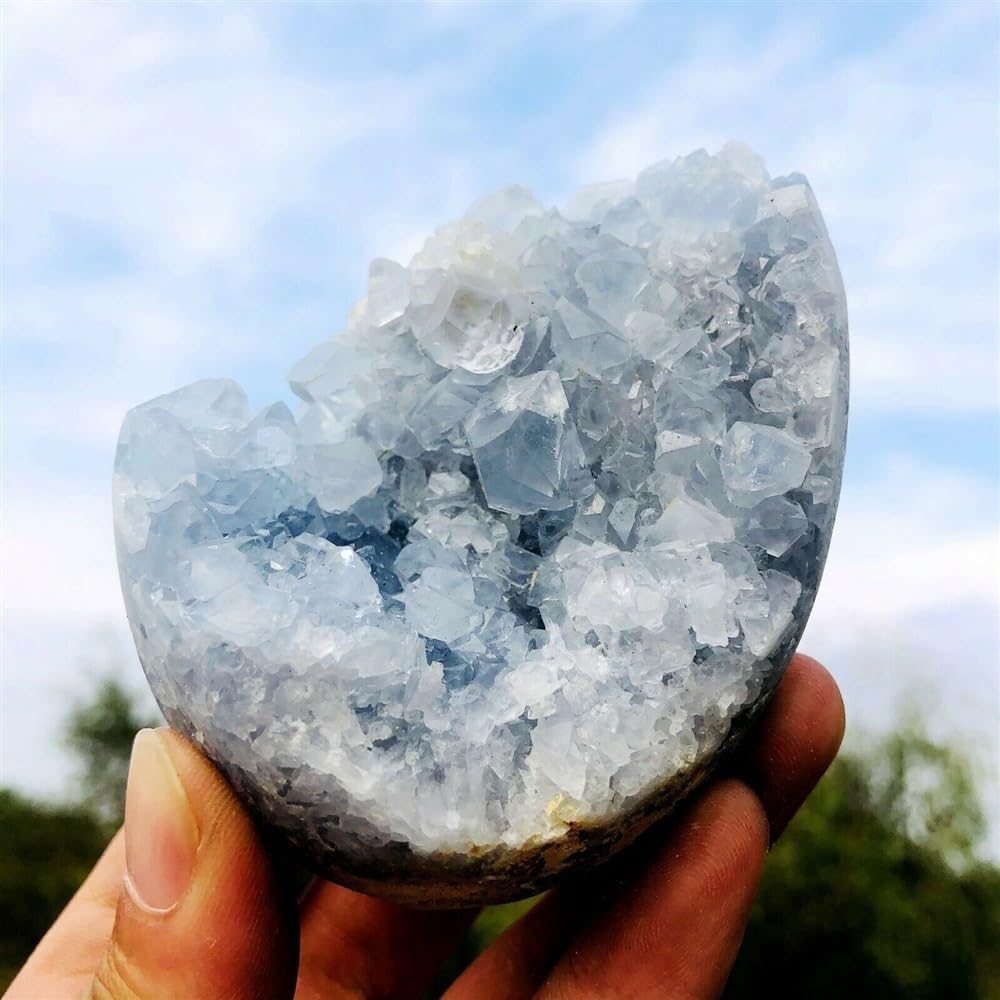 CBQZCHWDKT Lapis Lazuli Crystal cave Cluster Quartz ore Sample Ornaments