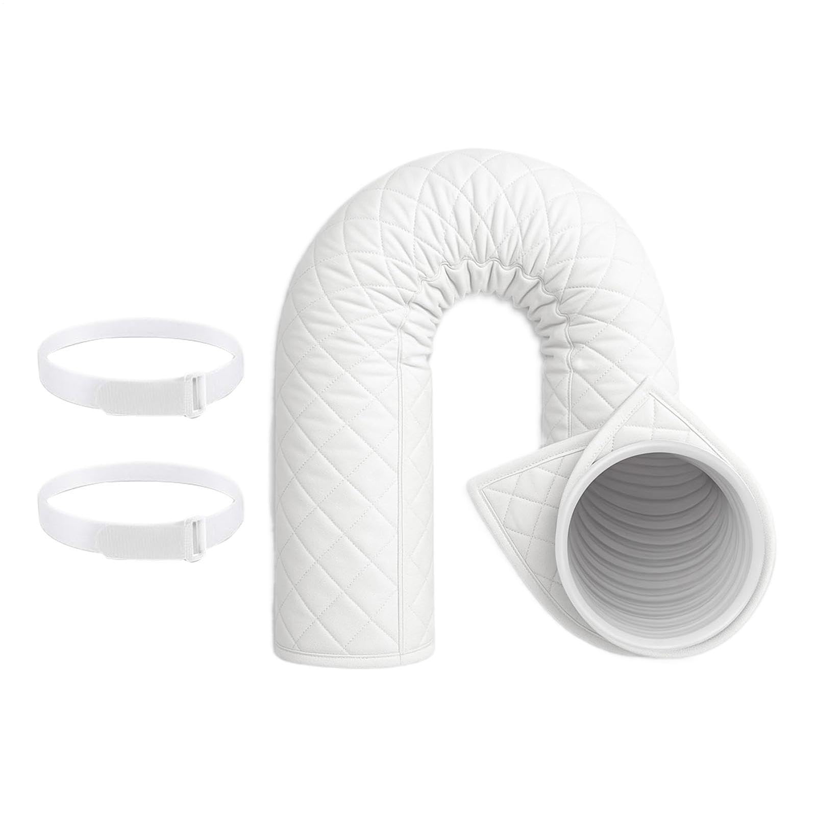 aislante para tubo de aire acondicionado portátil, manguito térmico tubo | Aislante flexible climatizador portátil – para tubos de 12,7 y 15 cm, apartamento, casa, oficina, garaje y