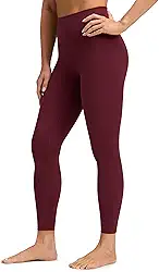 Legging feminina para treino com sensação escovada 25 polegadas/28 polegadas cintura alta compressão para academia com controle de barriga para ioga