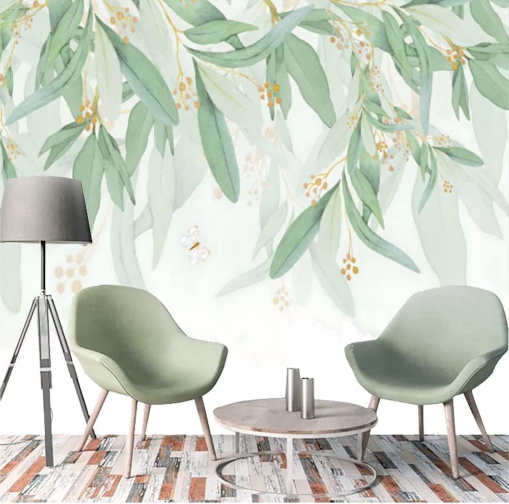 Papier peint mural fleurs et plantes 3D pour créer une toile de fond apaisante en salle d'étude