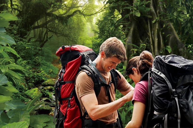 Miniatura 2 de Telón de fondo de bosque selvático de 10 x 8 pies, primavera, tropical, naturaleza, bosque tropical, árboles verdes, fondo de fotografía para sesión