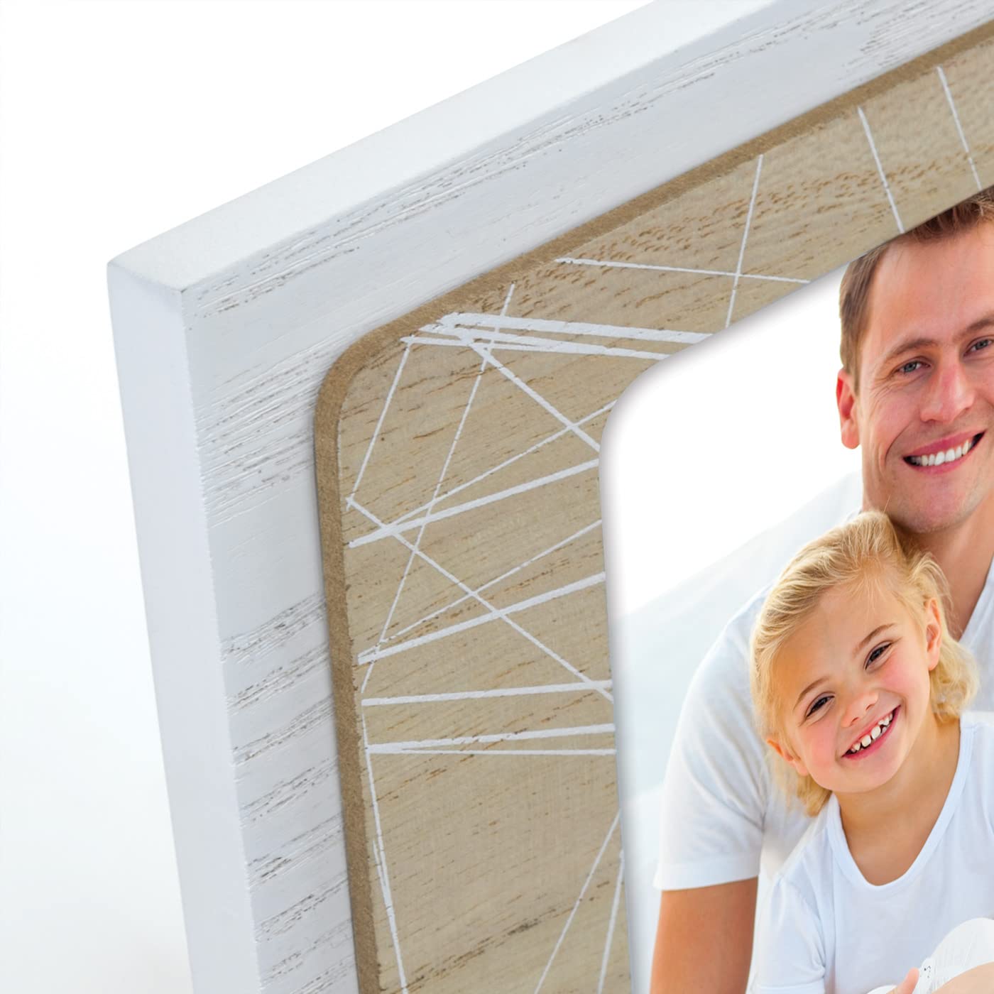 HOIJAUMAI Cornice portafoto in legno rustico, con scritta You're My