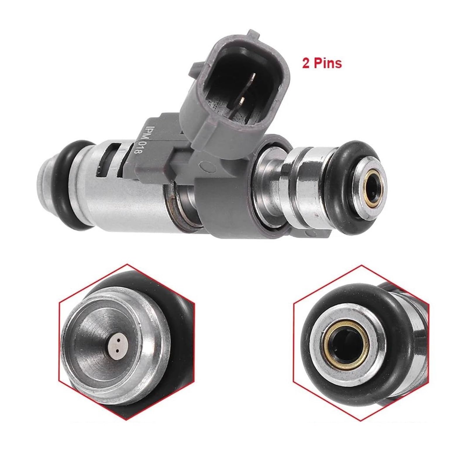 Injecteur De Carburant pour Peugeot 1007 206 207 307 1.4L 2000-2013 4 Pièces Injecteur De Carburant De Voiture IPM018 1984F4 Buse D'injecteur Carburant Voiture Essence Buse Carburant