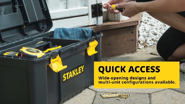 STANLEY Tool Box, 16-Inch (STST16410) | Spacious, durable build
