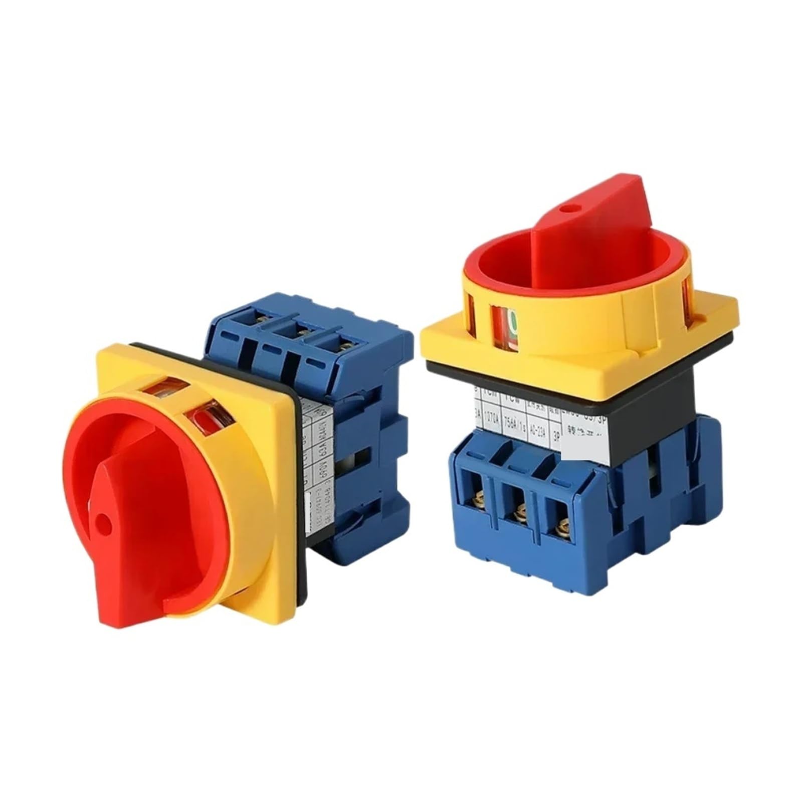 Changeover Switch 3P 4P 690V 25/32/40/63/80/100A Padlock Disconnect Selector with ON-Off Panel Power Control Replace LW30(4P,32A)