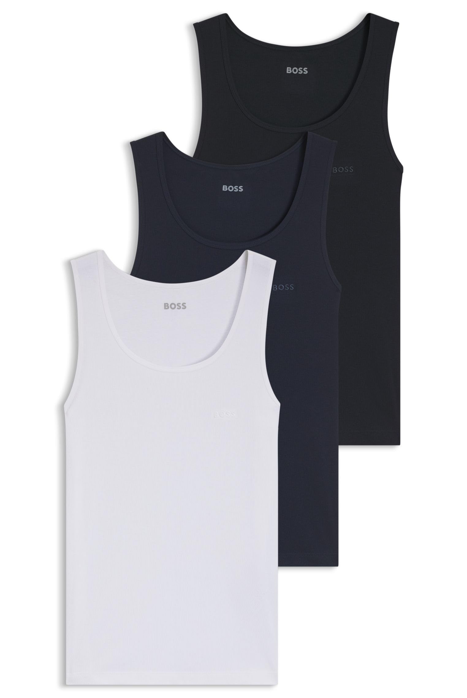 BOSS Herren T Urbanex-CargoLight Tapered-Fit Hose aus bügelleichter Stretch-Popeline
