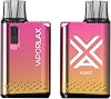 Vaporlax Kubic Kit, Reuse 2ml Refillable Pod System, Type-C Charging 500mAh Battery, Visible Liquid Level FlavorBlast, Fllable open oil-filled equipment Nicotine Free Empty Device Pink Passion