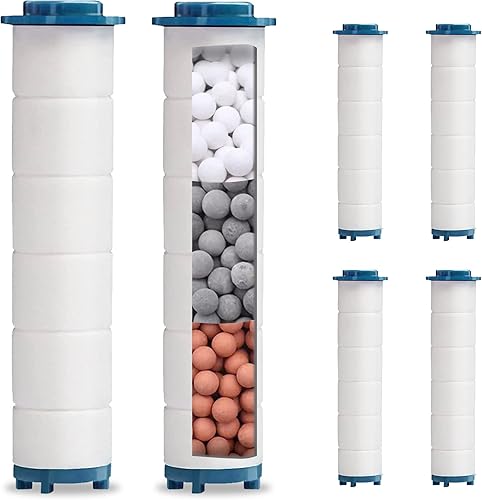 Filtro de cabezal de ducha Turbo con minerales, cabezal de ducha Hydro Shower Head de alta presión de mano Vortex Turbo Fan Filtro de ducha para