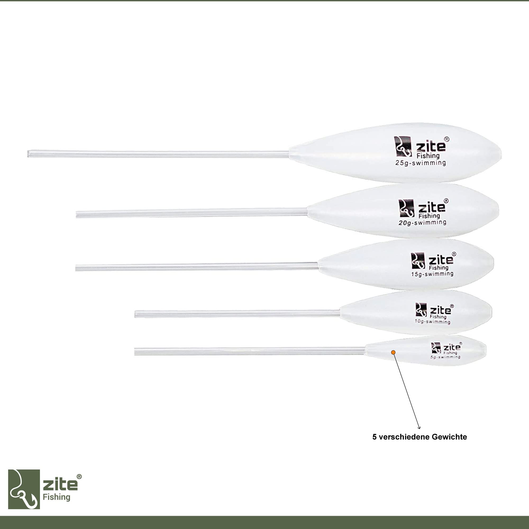 Lot 7 Sbirolino Flottants/Coulants 8-30g – Accessoires Pêche Truite, Spirolino Pour Pâte & Cuillères, Lancer Précis