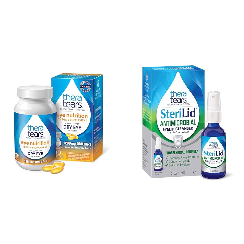 TheraTears Omega 3 Supplement, 1200mg, 90 ct (Pack of 1)