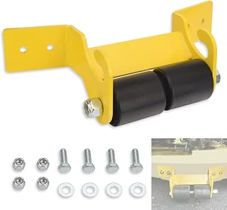 Mower Deck Front Hanger Bracket Repair Kit & M115245 Lawn Mower Anti Scalp Deck Wheel Compatible with John-Deere 425 445, 455 Replace 48" & 54" Mower Deck Front Draft Hooks