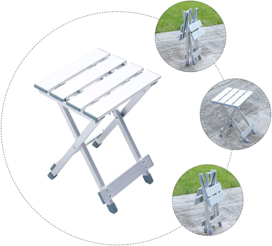 Folding Fishing Stool Aluminum Alloy Compact Camping Chair Perfect for Outdoor Activities