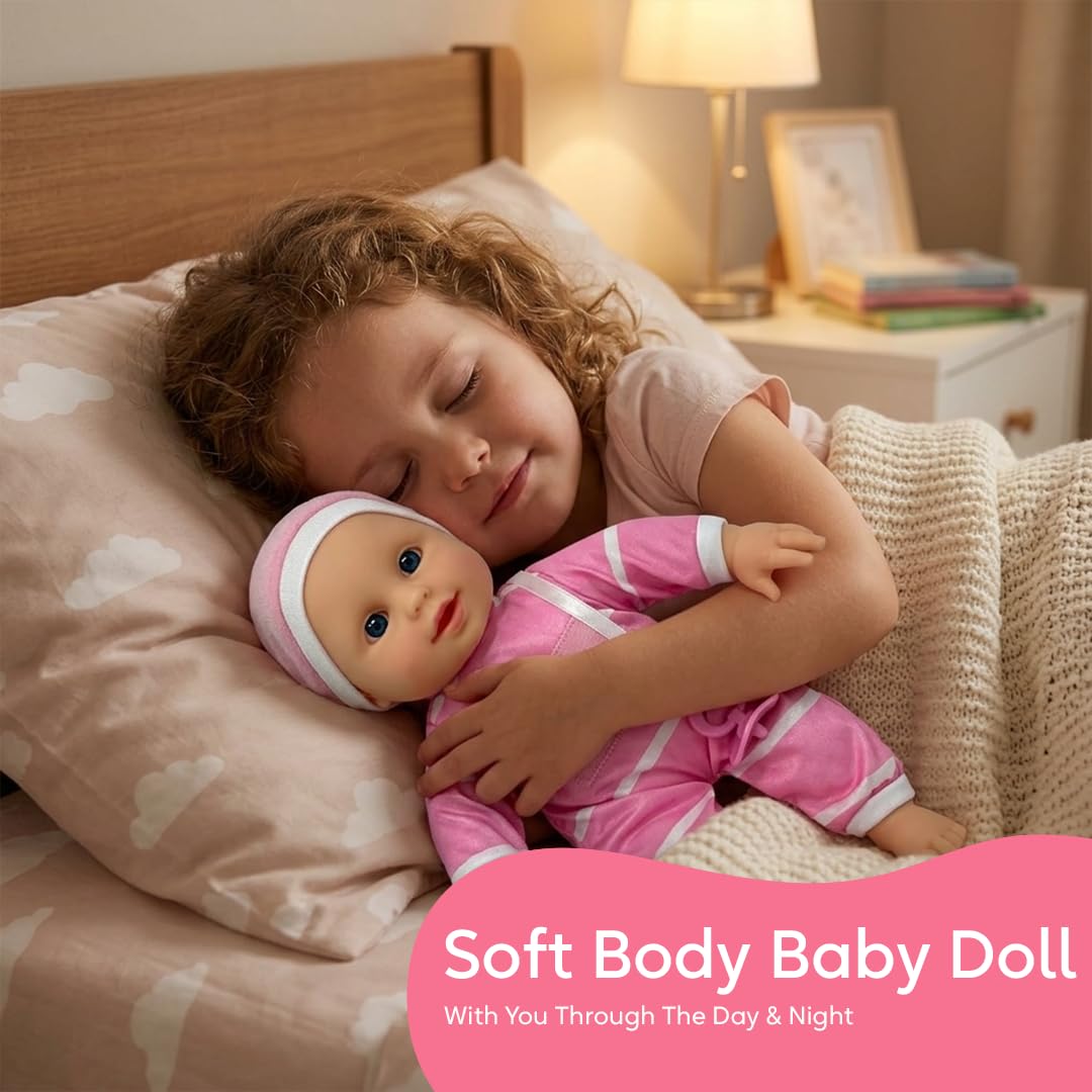 The New York Doll Collection 11 inch Soft Body Baby Doll in Gift Box - 11" Doll Toy for Kids, Boys abd Girls- Baby Doll Pacifier Accessory Included — Amazon image 3