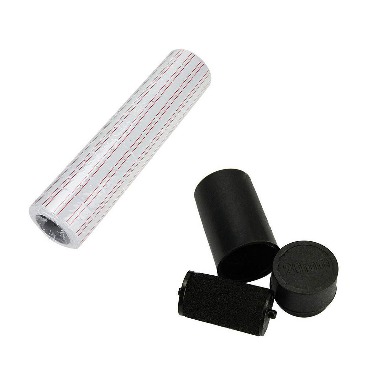 Pistolet D'Étiquettes De Prix DERCLIVE 8 Chiffres Avec Étiquettes Autocollantes - Outil Essentiel Pour Magasins Et Bureaux