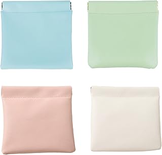 MIAO JIN 4 mini bolsas de cosméticos portátil...