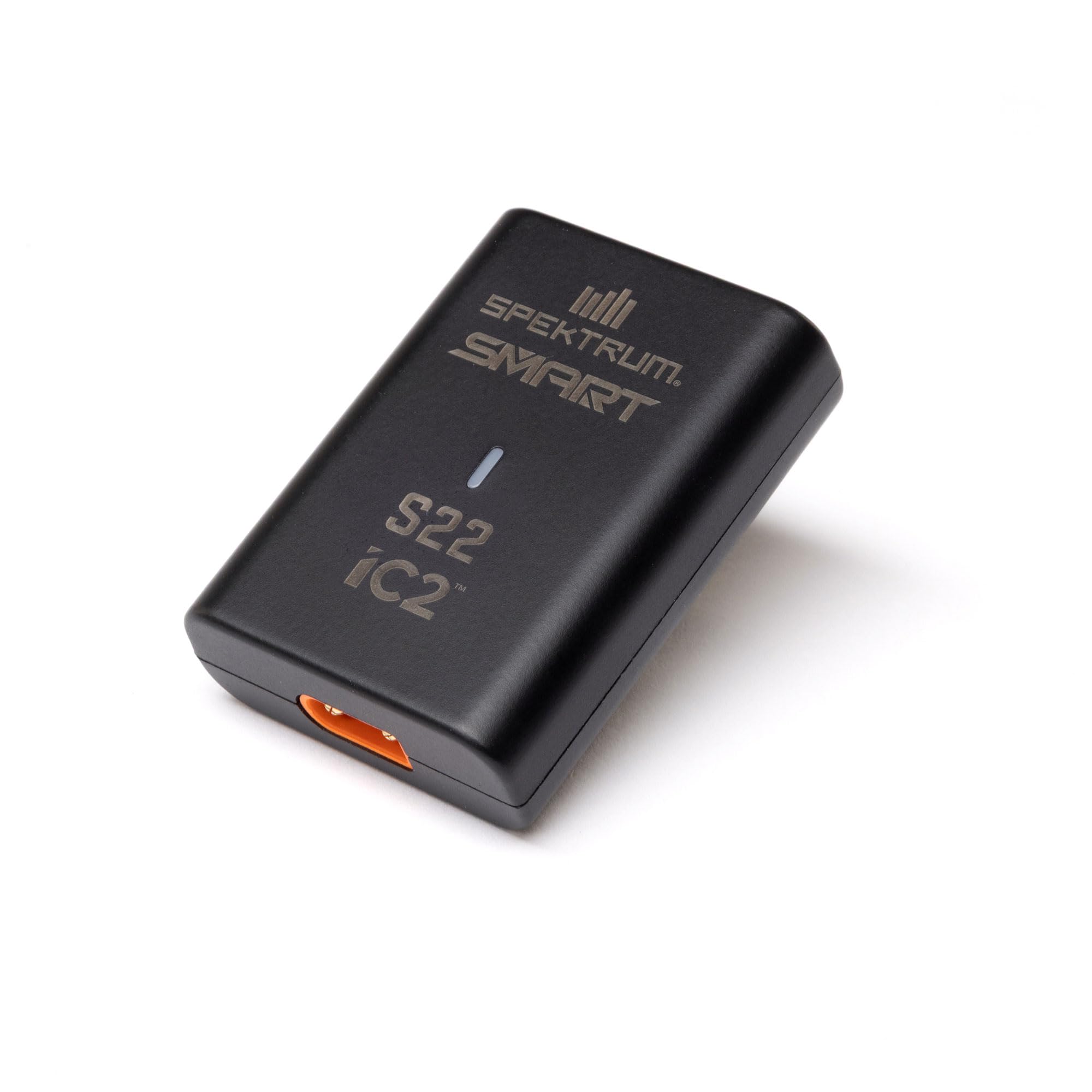 Spektrum Chargeur intelligent S22 G2 USB-C 2S et 3S LiPo 20 W avec connecteur IC2, SPMXC0060
