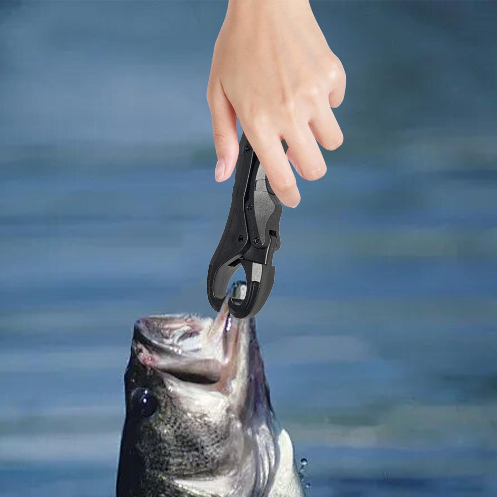 Alicates de agarre de labios para bagre, herramienta de agarre de labio de pescado, herramienta de agarre de labios de pescado robusta, pinza para de bagre, práctico agarre de para agua