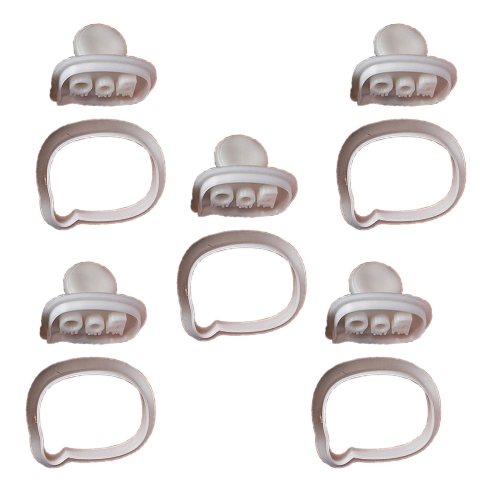 Tsophreniq 5Pcs Halloween Specter Biscuits Cutter Pressable Biscuits Mold Plastomer Cookie Stamp Kitchens Baking Supplies Easy to Use Plastomer Biscuit Mold Easy to Cleans Baking Tool