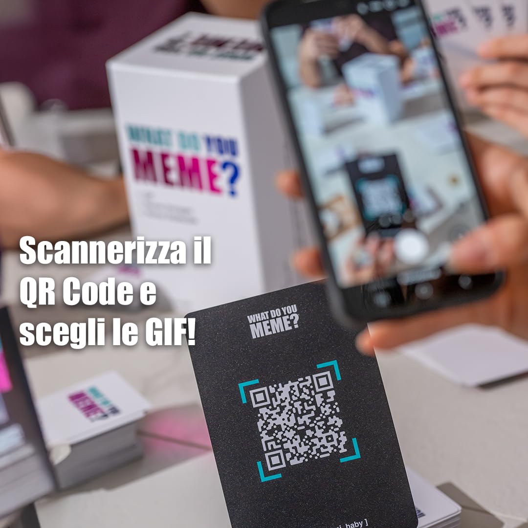 What Do You Meme Core Nuova Versione, Adesso con Carta GIF, Nuove Immagini, Più Carte Didascalia, Gioco per Appassionati di Meme, dai 18 anni in su, per 3 o più giocatori