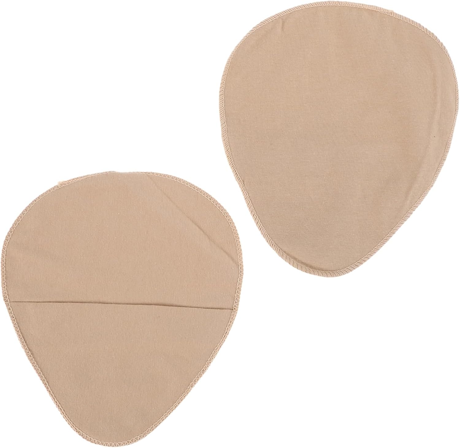 Cotton Water Drop Breast Prosthesis Cover Nipple Cover Nipple Pasty Reusable Protective Case for Prosthetic Breast Soft Comfortable Breathable for Daily Use Beige