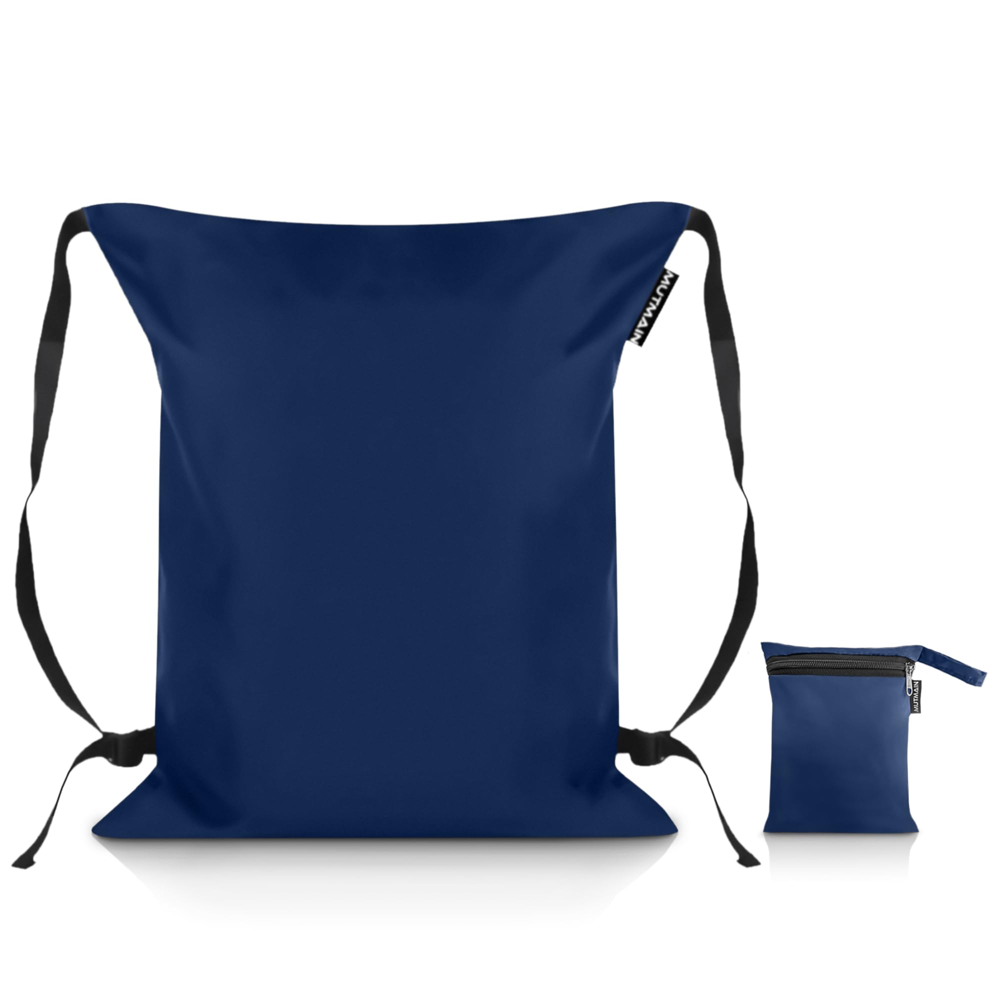 MUTMAIN Full Bag Cover Waterproof rain Cover for Backpack with Storage Pouch, All Side Covered Bag for School, Laptop, Travel Bags with Shoulder Strap, PU Coating Material (45L Full Bag Cover)-image-27