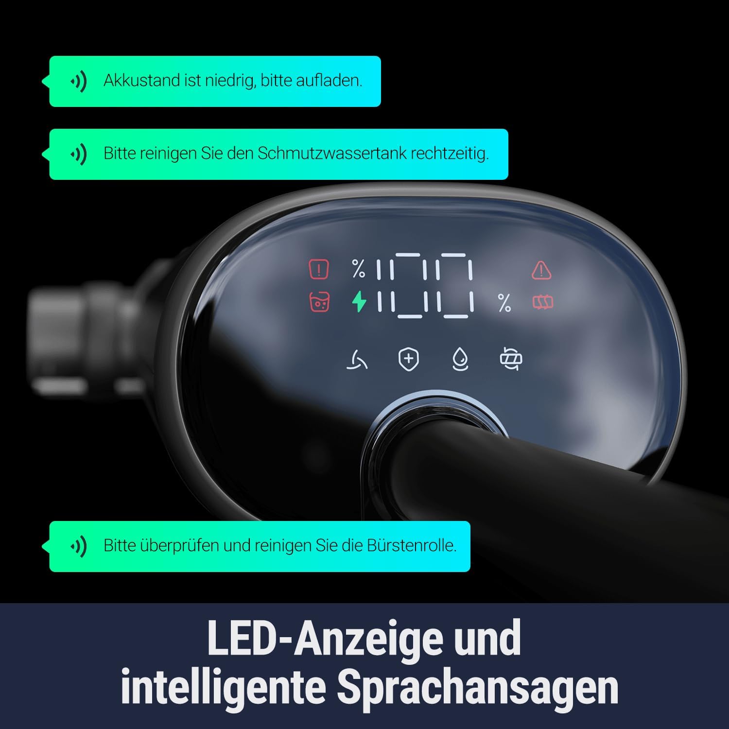 OSOTEK H200 Pro LED display and voice prompts