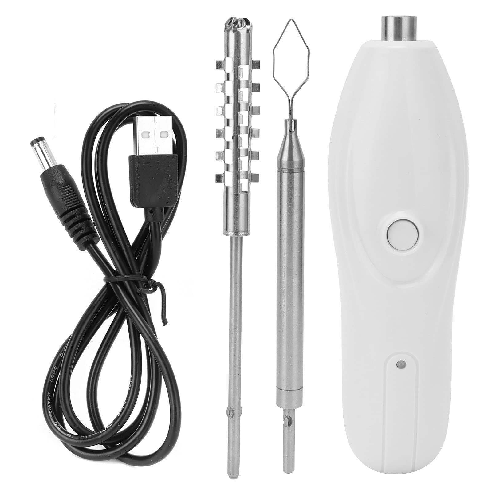 Herramienta eléctrica para quitar el núcleo de verduras y frutas, descorazonador profesional para calabacín, calabaza, tomate, berenjena, patata, escamador de pescado