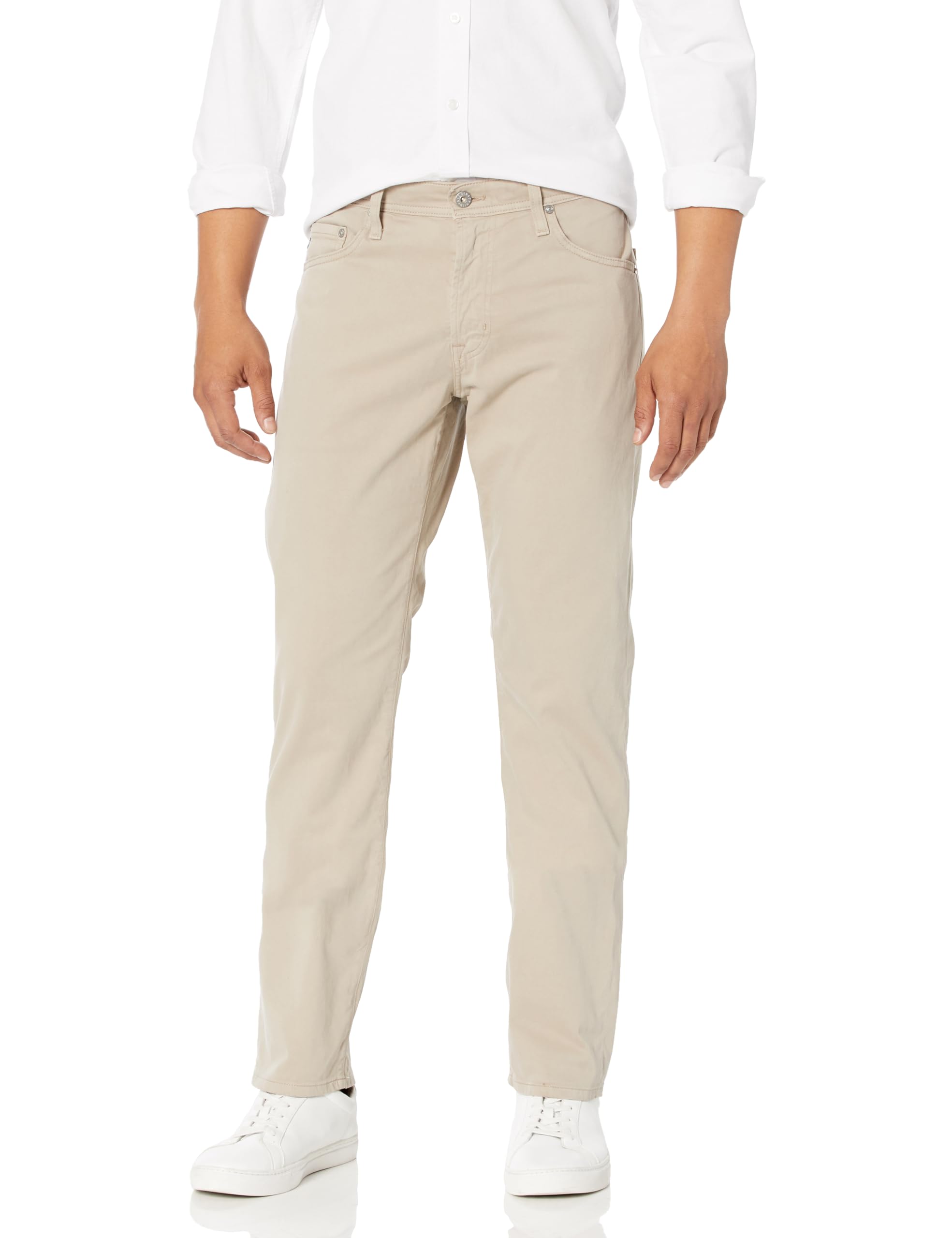 AG Adriano Goldschmied Men's The Graduate Tailored Straight SUD Sueded Stretch Sateen 32"