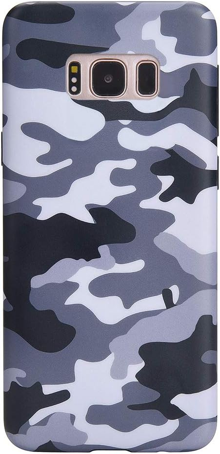 Super Cheap 🛒 Velvet Caviar Compatible with Samsung Galaxy S8 Case Camo for Girls & Men - Cute Protective Phone Cases (Gray Camouflage)