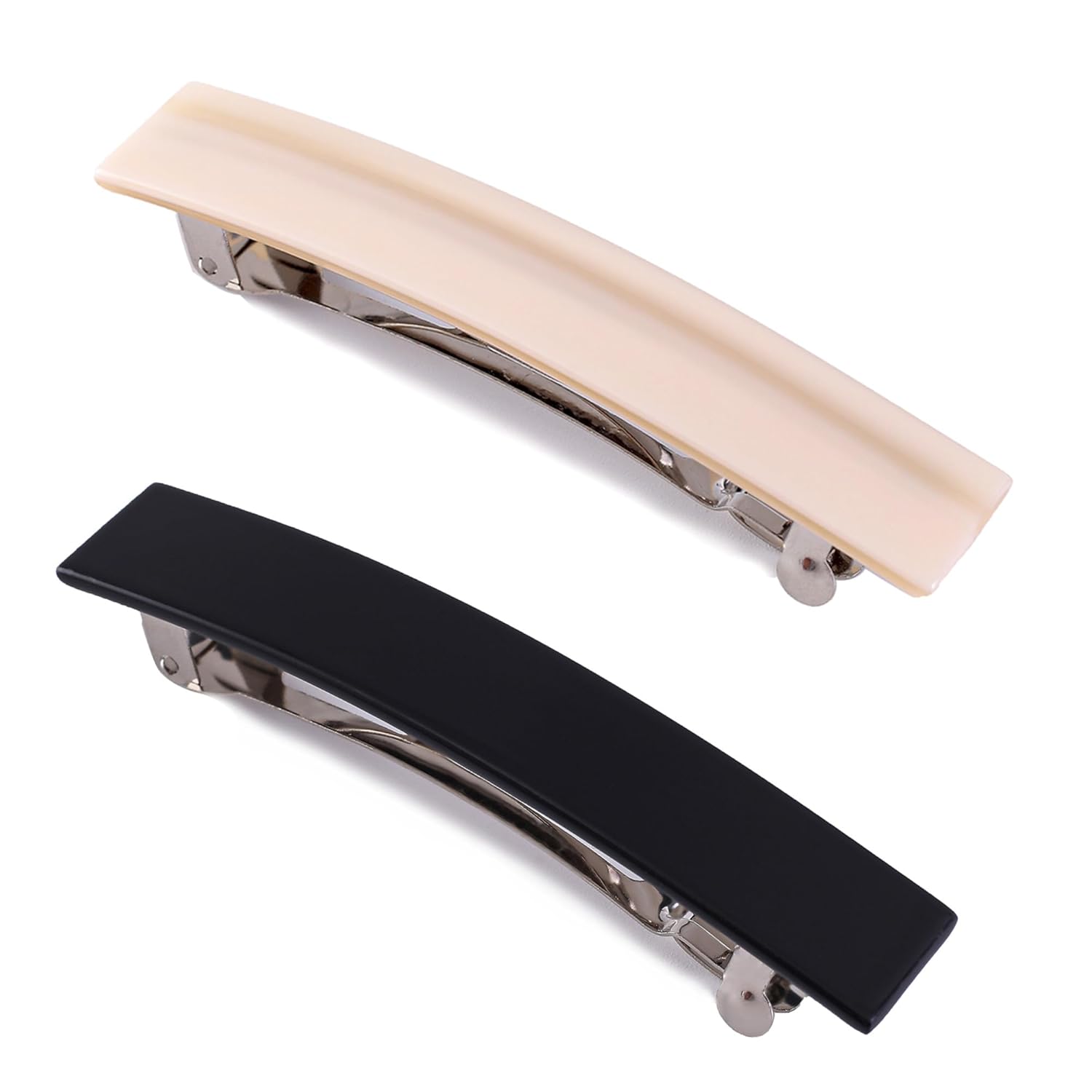 French Design Hair Barrettes - Stylish Celluloid Clips