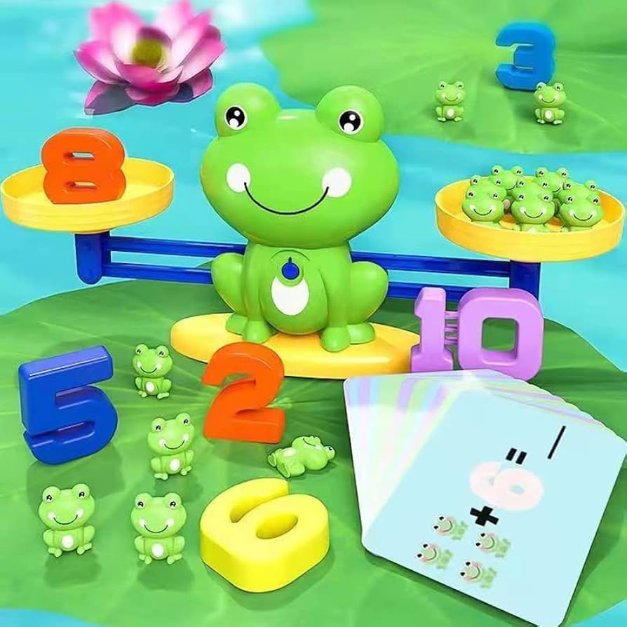 Amazon | Yavoluy 天秤 てんびん カエル 知育玩具 数字 バランスゲーム 算数 足し算 引き算 女の子 おもちゃ 男の子 おもちゃ  子供玩具 コイン カードゲーム 脳トレ 学習ゲーム 早期開発 色認知 図形認知 幼稚園教具 クリスマス 誕生日プレゼント | バランスゲーム | ...