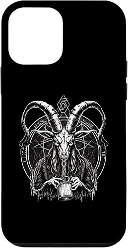 Miniatura 1 de iPhone 12 mini Demon Baphomet - Occult Gothic and Witchcraft Case