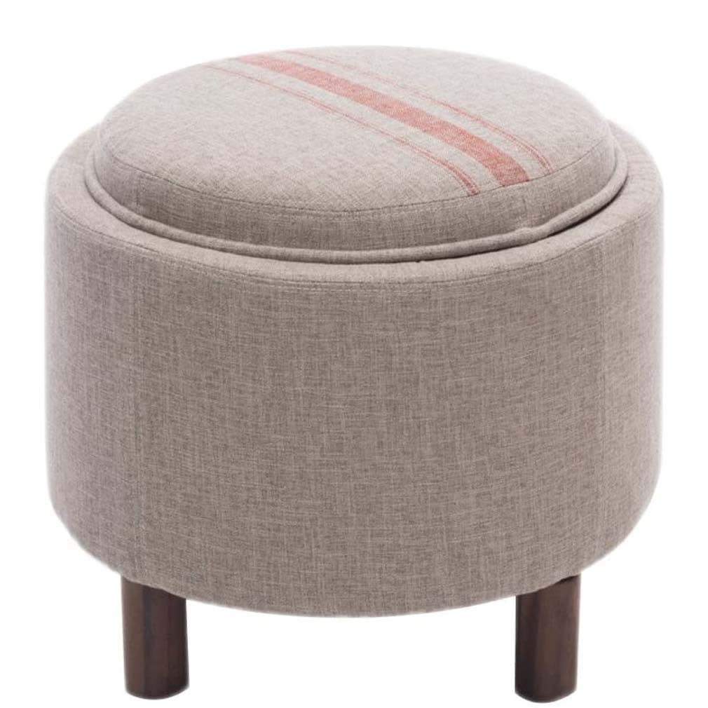 Tabouret repose-pieds rembourré portable pour gagner de la place