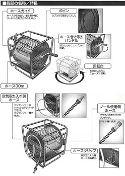 Amazon.co.jp: SK11(エスケー11) エアーホースリール セーフティ