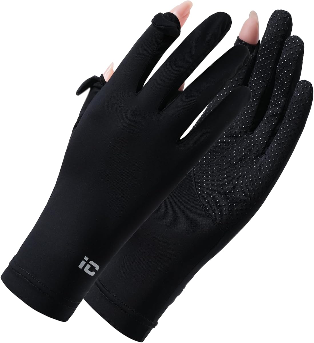 Ultra Thin Full Finger UV Protection Gloves Driving Gloves for Women, Ice Silk UV Gloves Summer Gloves