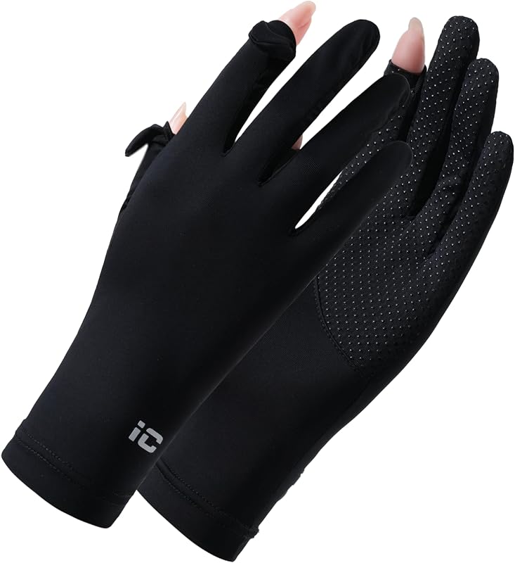 Ultra Thin Full Finger UV Protection Gloves Driving Gloves for Women, Ice Silk UV Gloves Summer Gloves