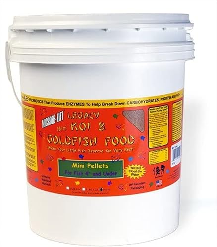 Miniatura 1 de MICROBE-LIFT MLLMPSM - Mini pellets flotantes de alimentos para peces, estanques, jardines acuáticos y fuentes, para peces pequeños vivos y koi, 17
