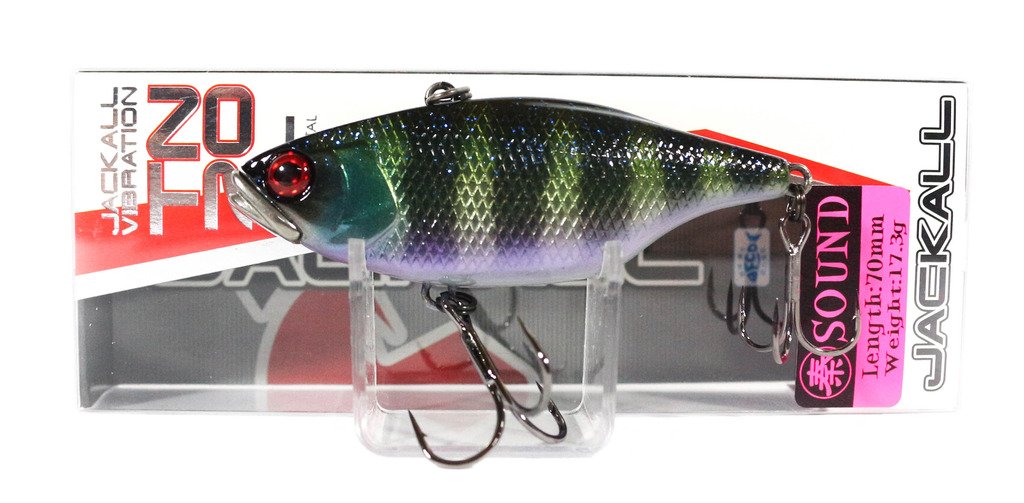 JACKALL TN70 Vibration Skull Shell Marhata Sound 2.8 inches (70 mm) 0.6 oz (17.3 g) Marhata Black Gill