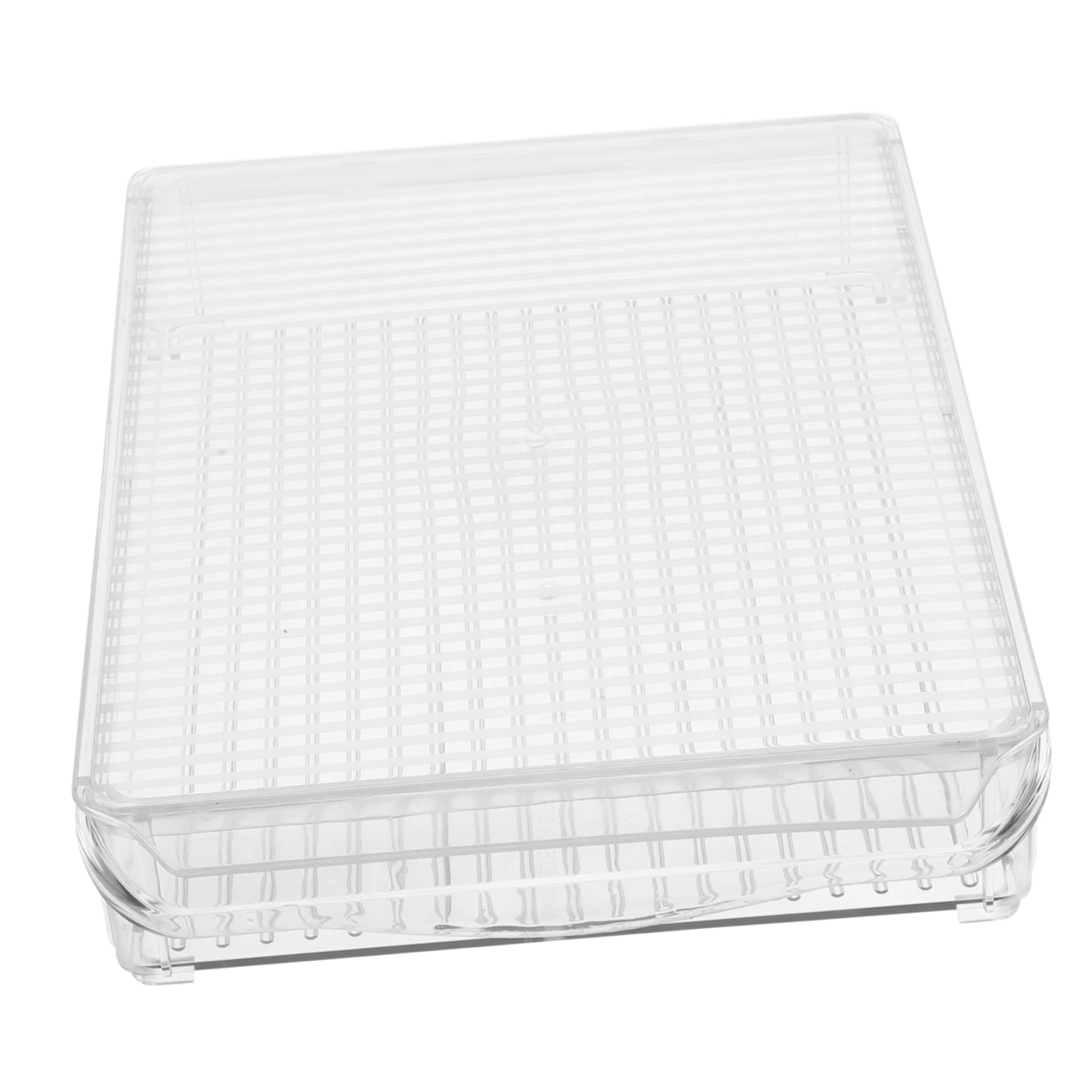 INOOMP Stapelfähige Frischhaltebox aus Transparentem Kunststoff mit Deckel Bpa Frei Großer Kapazität Bruchsicher und Wiederverwendbar als Kühlschrank Organizer für Saubere und