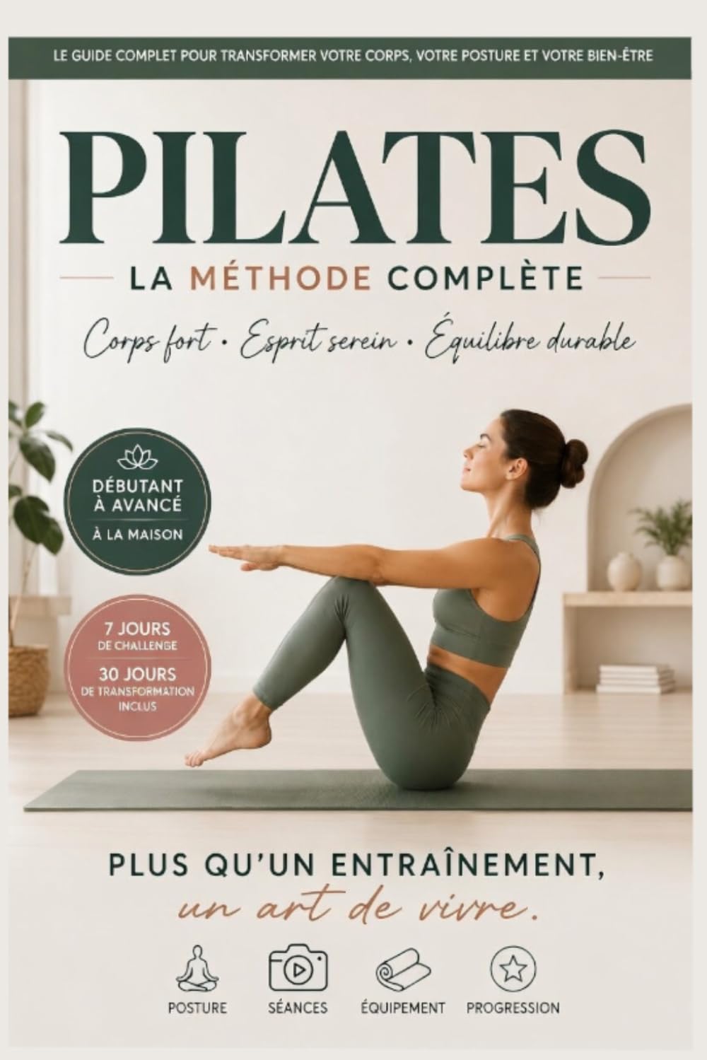 Pilates la méthode complète: corps fort, esprit serein, équilibre durable