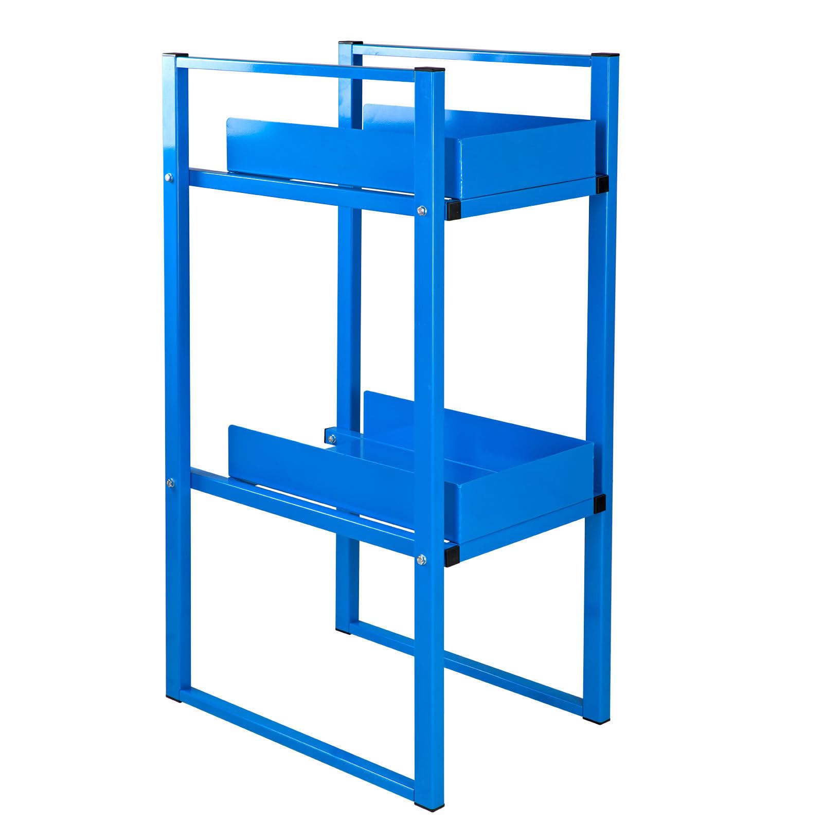 PROREGAL Fassregal für 30-60 Liter Fässer Duo | HxBxT 120x47x65cm | Lichtblau | Regal Fässer Fässerregal Standregal