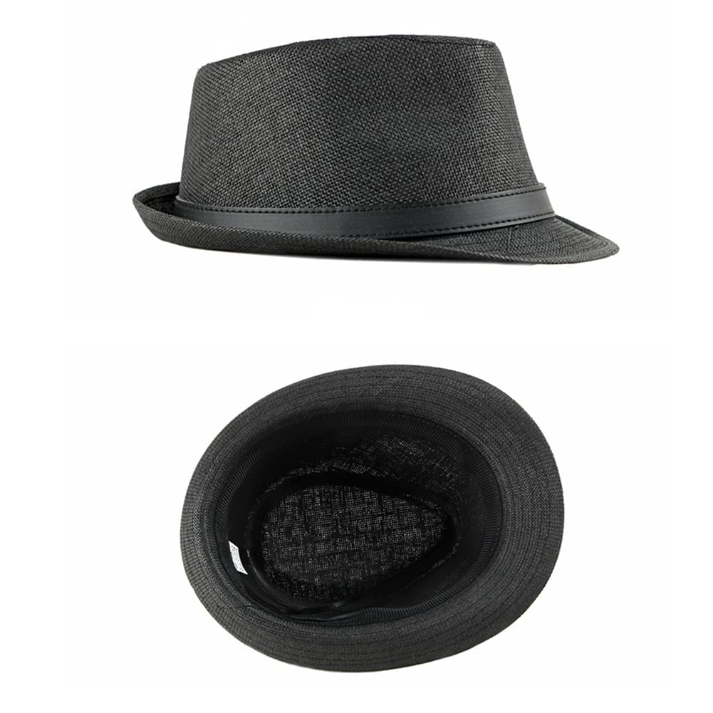 Chapeau De Paille Homme Classique Léger Respirable Femme Panama Chapeau de Soleil été pour Voyage Plage