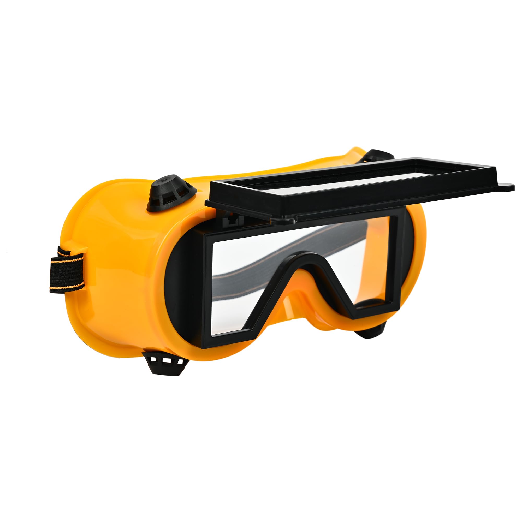 Welding Goggles – Fitter Style with Black Glass & White PC Frame – Protective PC Lens for Safety & Clear Vision – Ideal for Welding, Cutting, and Industrial Work. CE-60489-image-46