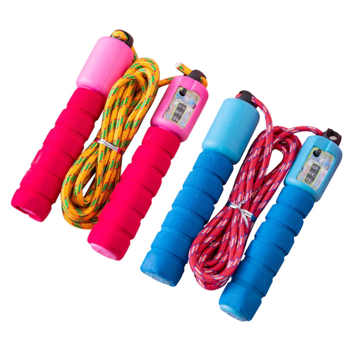 GOOHOCHY 2pcs Automatically Counting Jump Training Workout Indoor Fitness Jumping Rope Adult Athletics Speed Rope Jump Rope Jump Rope for Random Color