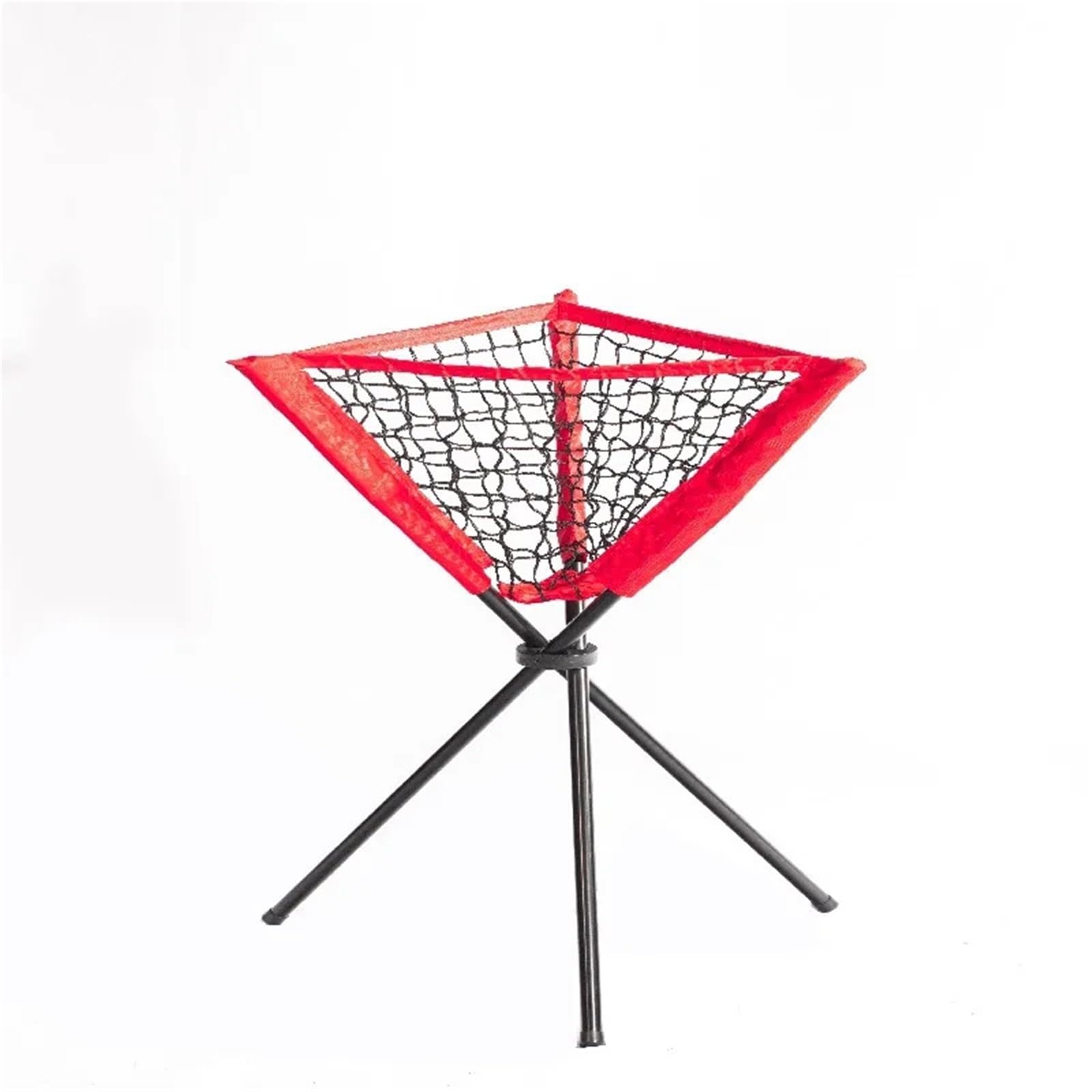 Filet de bataille portable de baseball et de softball triangulaire avec cadre