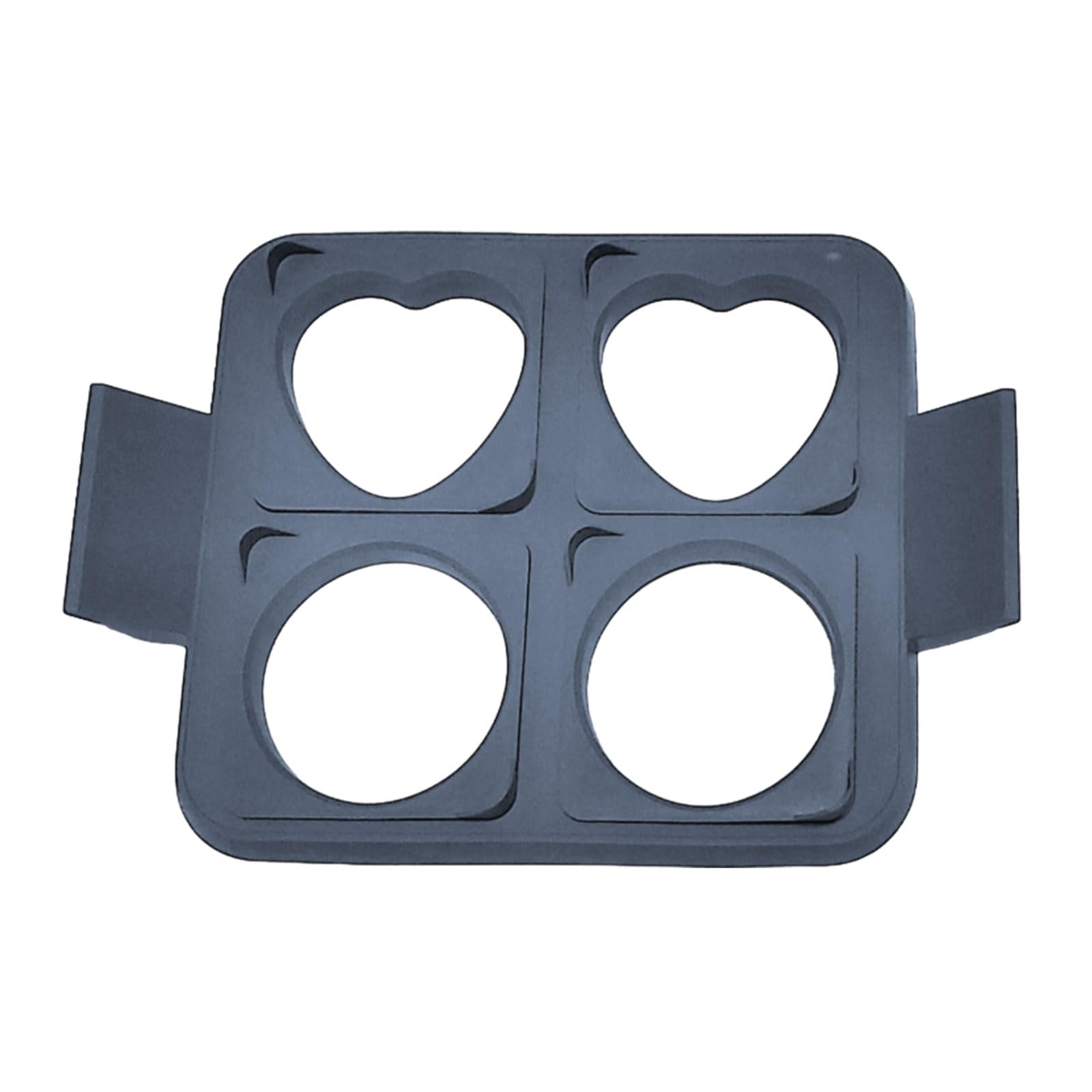 MALSSE Silicones Fried Eggs Cooker Rings Heat Resistance Pancake Rings Detachable Eggs Molds for Cooking, Breakfast Sandwiches Breakfast Sandwiches
